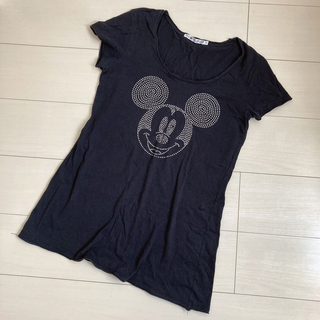 ユニクロ(UNIQLO)のユニクロ　ディズニー　コラボ　トップス　Tシャツ　ロングTシャツ(Tシャツ(半袖/袖なし))