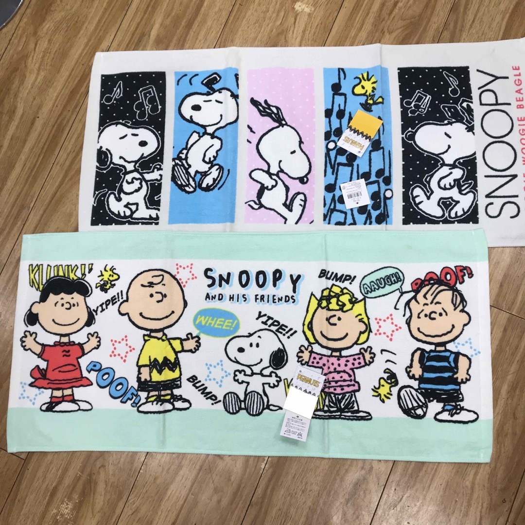 SNOOPY(スヌーピー)のスヌーピー フェイスタオルセット エンタメ/ホビーのアニメグッズ(タオル)の商品写真