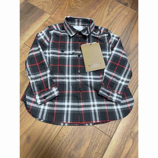 バーバリー(BURBERRY)の新品 BURBERRY チェックシャツ 3y(Tシャツ/カットソー)