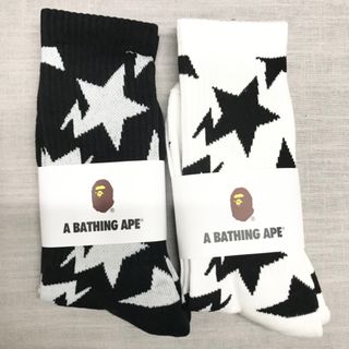 A BATHING APE - APE エイプ アベイシングエイプ メンズソックス スニーカーソックス 