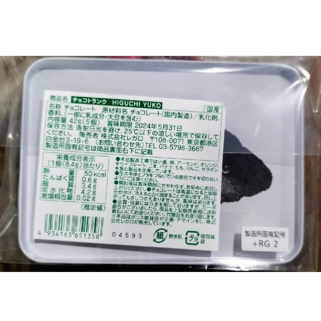 新品未開封 ヒグチユウコ LAWSON 不二家 チョコトランク 缶 新品未開封 ヒグチユウコ LAWSON 不二家 チョコトランク 缶