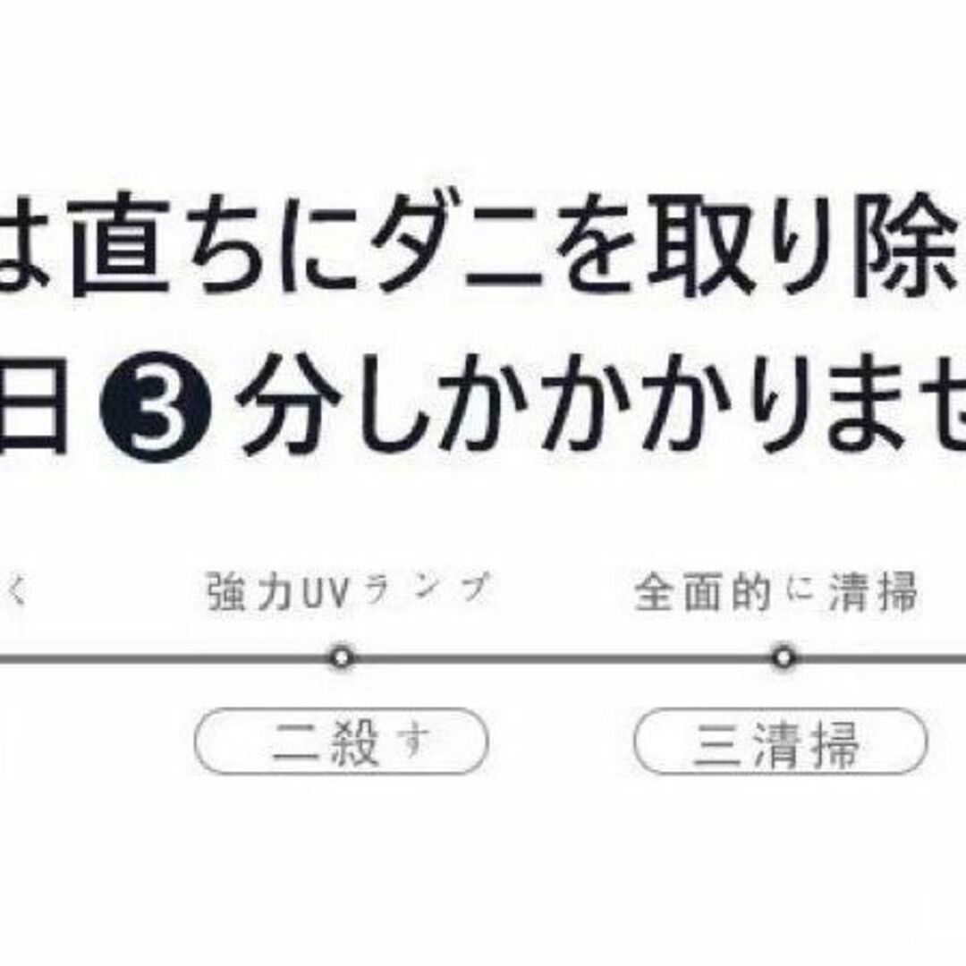 新品未使用❤️布団クリーナー ふとんクリーナー ダニクリーナー ダニ除去 スマホ/家電/カメラの生活家電(掃除機)の商品写真