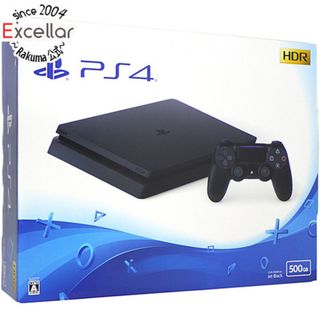 プレイステーション4(PlayStation4)の【新品訳あり(箱きず・やぶれ)】 SONY　プレイステーション4 500GB ブラック　CUH-2200AB01(家庭用ゲーム機本体)