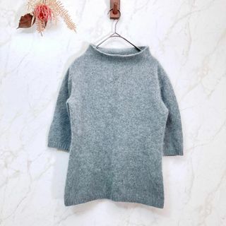 【M】✨美品✨RICH&NOBLE    ニット　毛混　アンゴラ混　高級感✨(ニット/セーター)