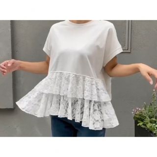 グラマラスガーデン(GLAMOROUS GARDEN)のGLAMOROUS GARDEN 最新レースフリルtops(チュニック)