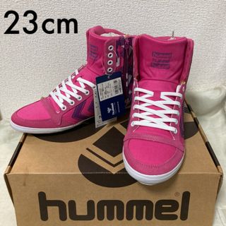 ヒュンメル(hummel)の新品未使用 hummel ヒュンメル ハイカットスニーカー 23cm(スニーカー)