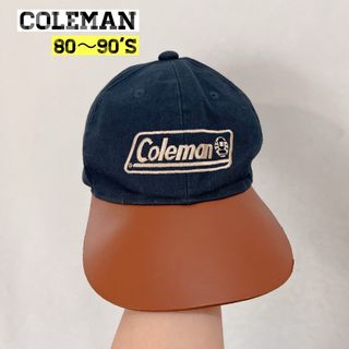 コールマン(Coleman)の【90‘s/80‘s】Coleman Leather Brim Cap キャップ(キャップ)