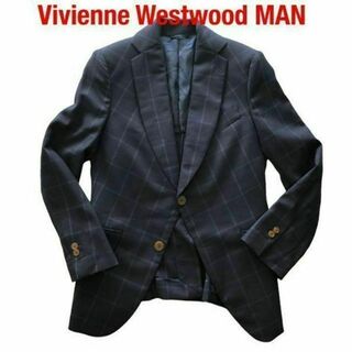 ヴィヴィアンウエストウッド(Vivienne Westwood)のVivienneWestwoodヴィヴィアン　チェック柄テーラードジャケット(テーラードジャケット)