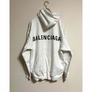 バレンシアガ(Balenciaga)の【美品】BALENCIAGA バレンシアガ 18AW ロゴパーカー(パーカー)