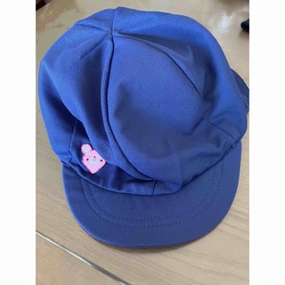 フットマーク(FOOTMARK)の保育園用カラー帽子紺色(帽子)