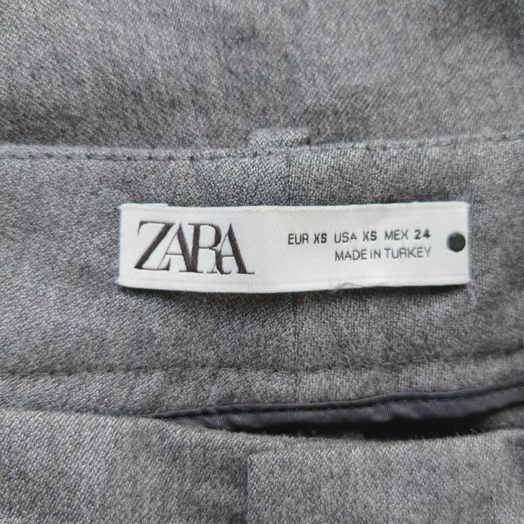 ZARA(ザラ)の【XS】ザラ　ZARA   カジュアルパンツ　グレー レディースのパンツ(カジュアルパンツ)の商品写真