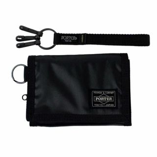 ポーター(PORTER)のPORTER CAPSULE 三つ折り財布 ブラック 品番：555-06439(折り財布)