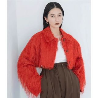 クラネ(CLANE)のFRINGE SHORT JACKET(その他)