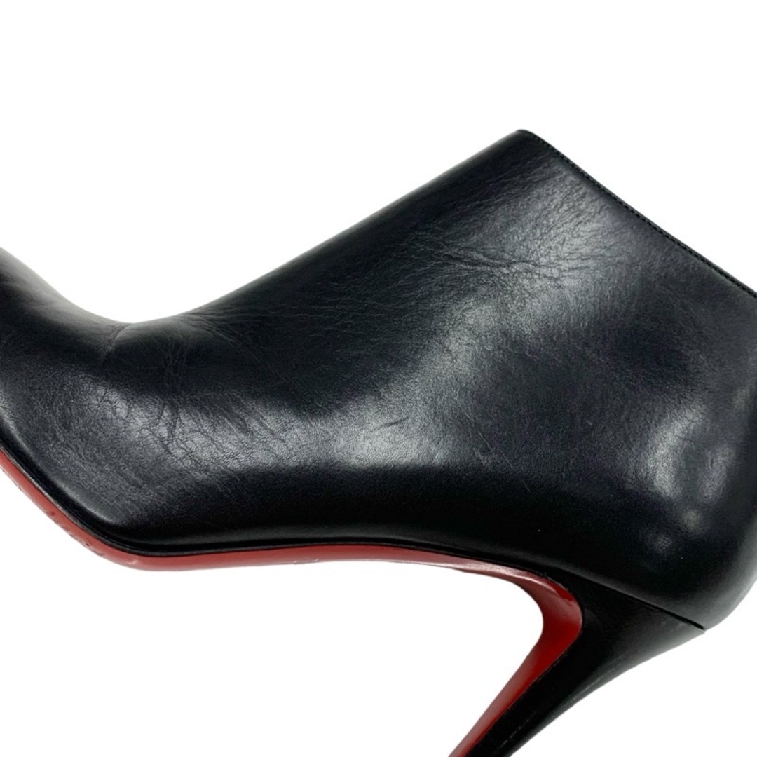 Christian Louboutin(クリスチャンルブタン)のクリスチャンルブタン Christian Louboutin ブーツ ショートブーツ 靴 シューズ レザー ブラック 黒 レディースの靴/シューズ(ブーツ)の商品写真
