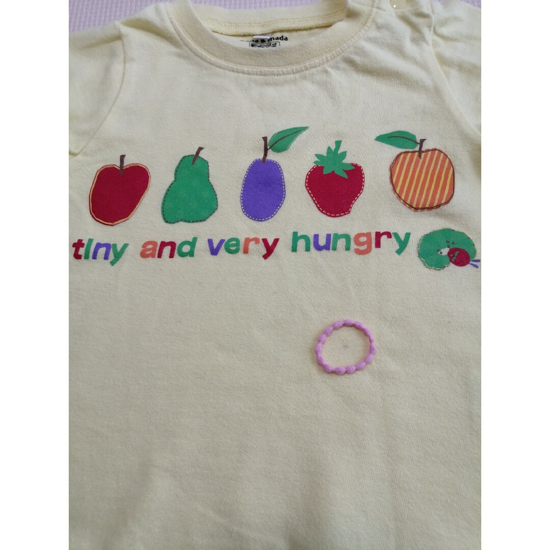 はらぺこあおむし　サイズ90 キッズ/ベビー/マタニティのキッズ服女の子用(90cm~)(Tシャツ/カットソー)の商品写真