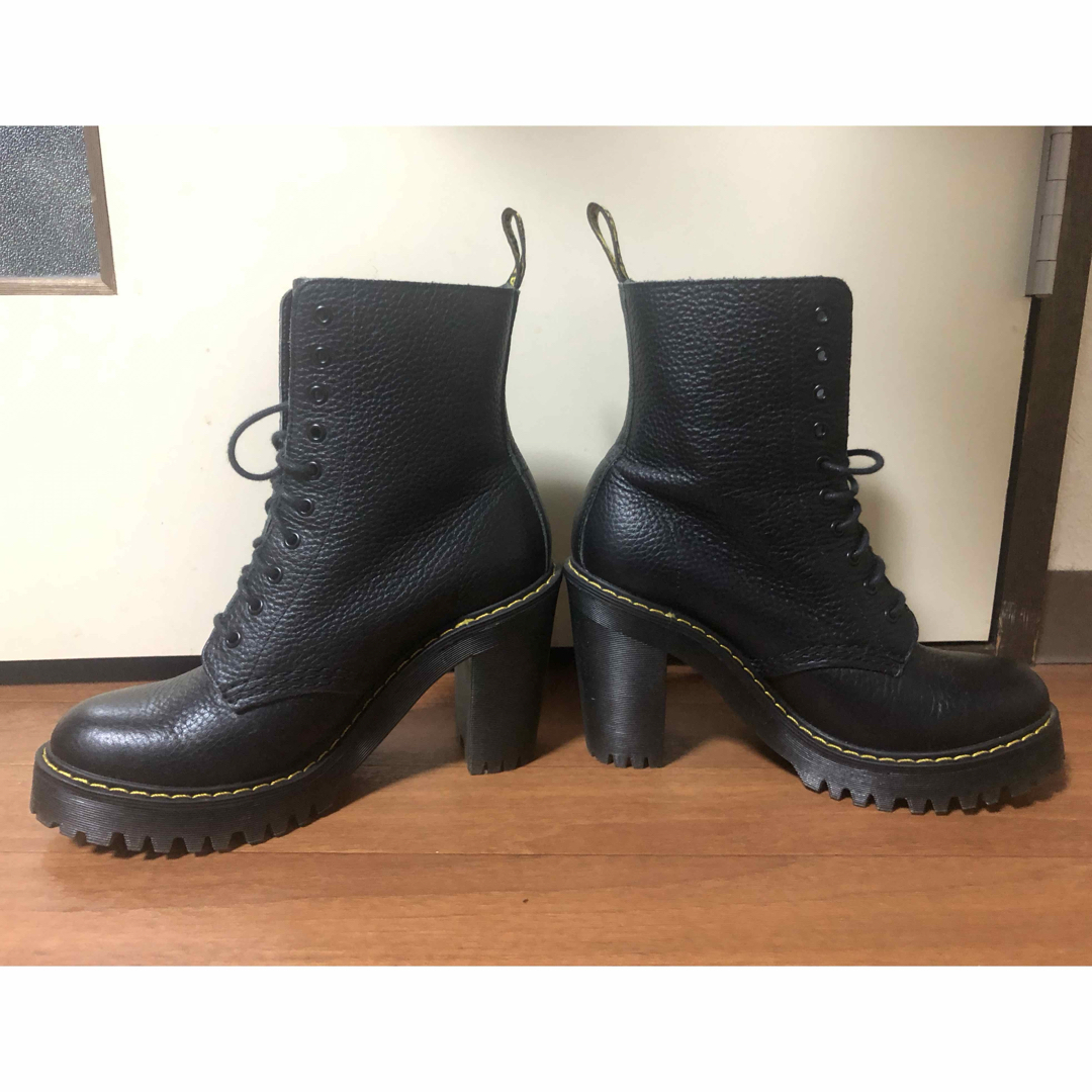 Dr.Martens(ドクターマーチン)のほぼ未使用ドクターマーチン チャンキーヒールブーツ UK4(24cm)ケンドラ黒 レディースの靴/シューズ(ブーツ)の商品写真