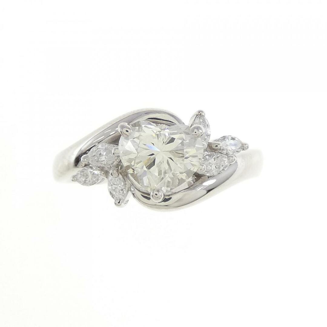 PT ダイヤモンド リング 1.018CT J SI1 ハートシェイプ レディースのアクセサリー(リング(指輪))の商品写真