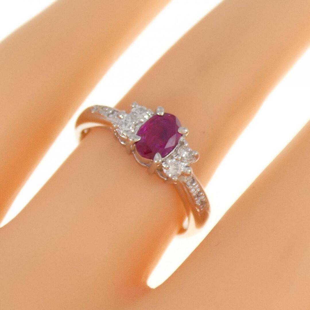 PT ルビー リング 0.47CT レディースのアクセサリー(リング(指輪))の商品写真