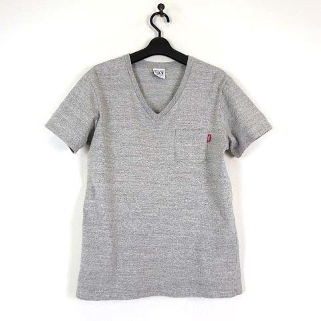 TMT(ティーエムティー)のティーエムティー TMT Tシャツ ポケット 半袖 Vネック XL 杢 グレー メンズのトップス(Tシャツ/カットソー(半袖/袖なし))の商品写真