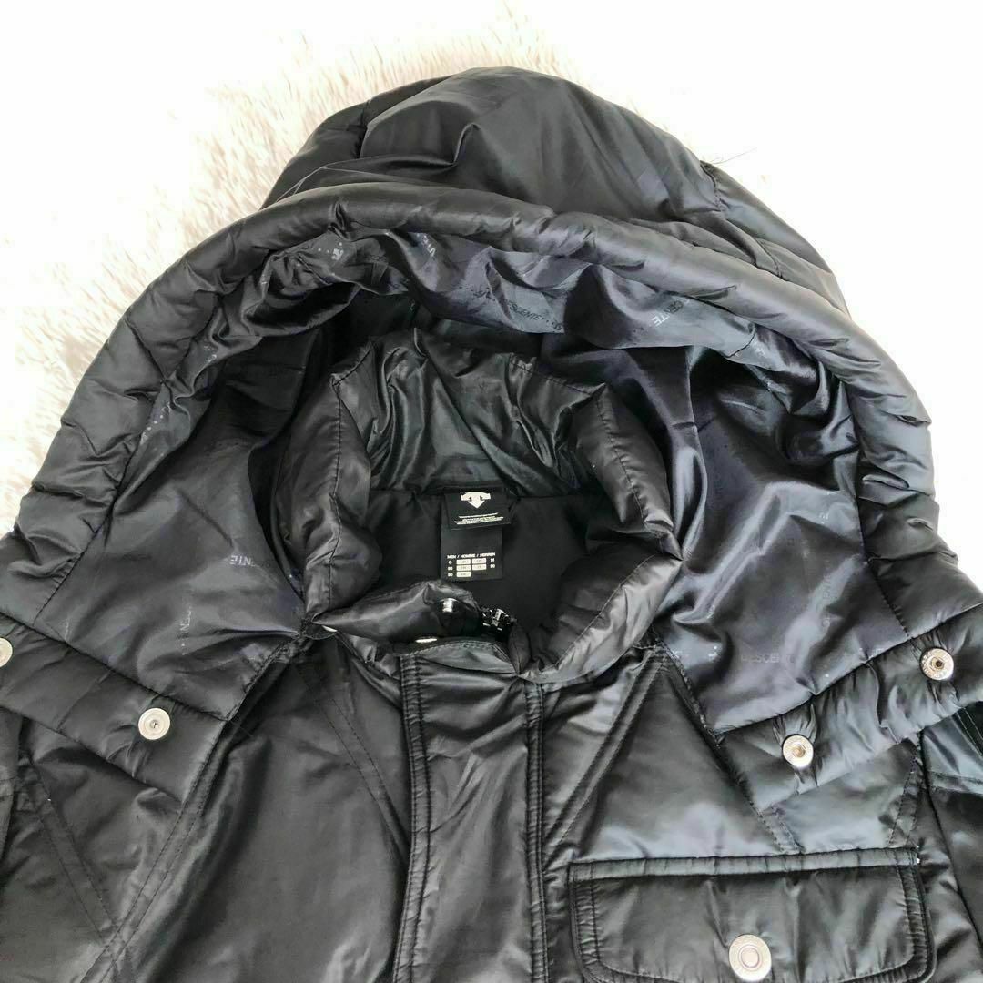 DESCENTE(デサント)のDESCENTEデサント　キルティングダウンジャケット　ブラック黒XL メンズのジャケット/アウター(ダウンジャケット)の商品写真