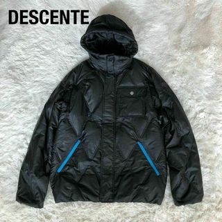 DESCENTE - DESCENTEデサント　キルティングダウンジャケット　ブラック黒XL