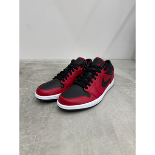 ナイキ(NIKE)の新品 ナイキ エアジョーダン1 LOW 28.5cmレッド NIKE スニーカー(スニーカー)