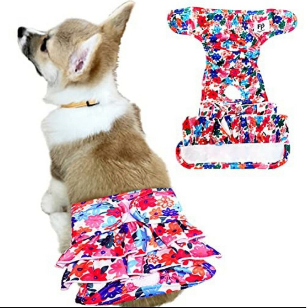 犬用おむつ サニタリーパンツ 吸収層付 生理パンツ XLサイズ ２枚セット その他のペット用品(犬)の商品写真