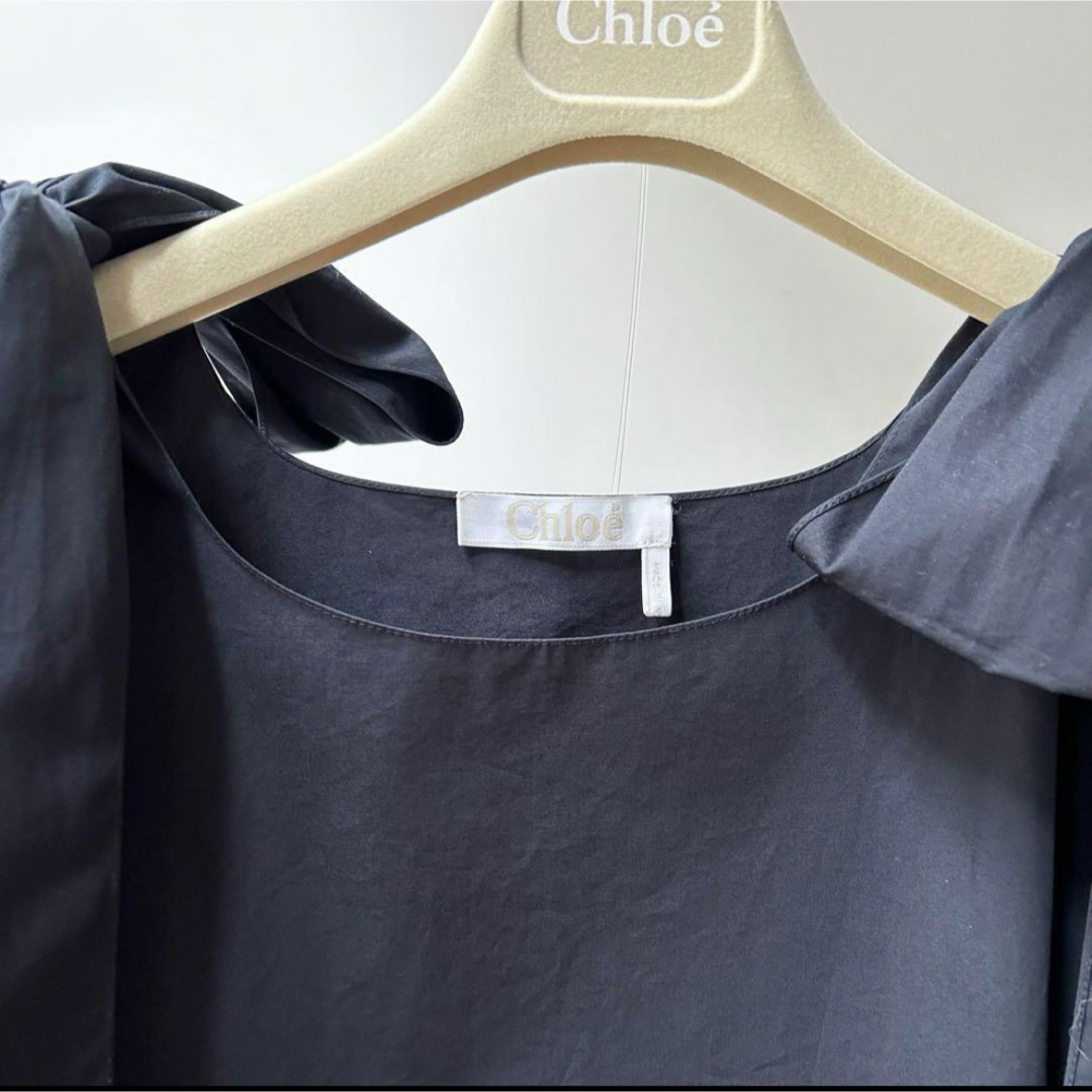 Chloe(クロエ)のクロエ　ノースリーブ　ブラウス レディースのトップス(シャツ/ブラウス(半袖/袖なし))の商品写真