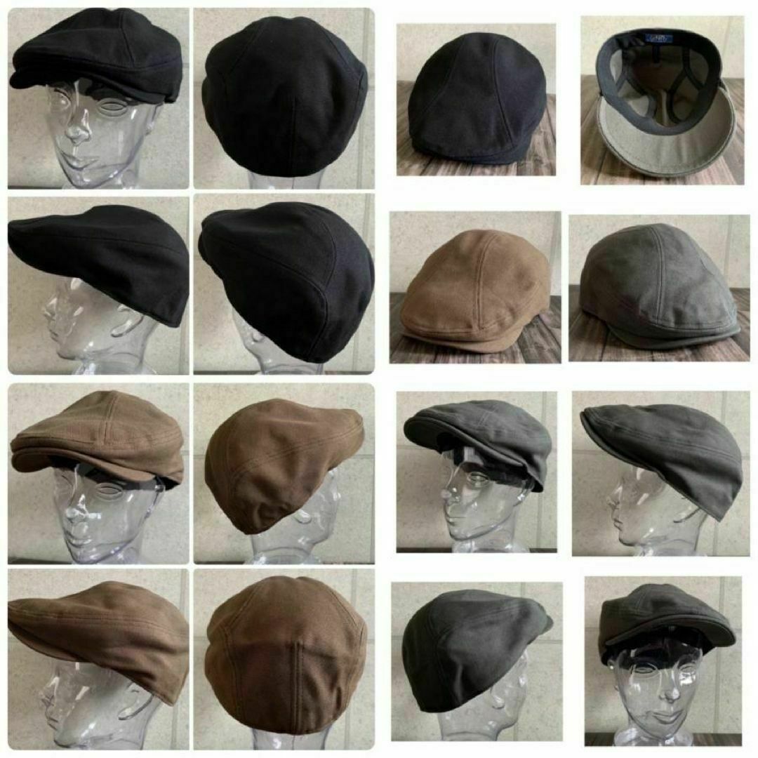 送料込 帽子 GENTLY キャンバス ハンチング オールシーズン 男女兼用 c メンズの帽子(ハンチング/ベレー帽)の商品写真