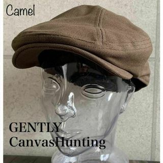 送料込 帽子 GENTLY キャンバス ハンチング オールシーズン 男女兼用 c(ハンチング/ベレー帽)