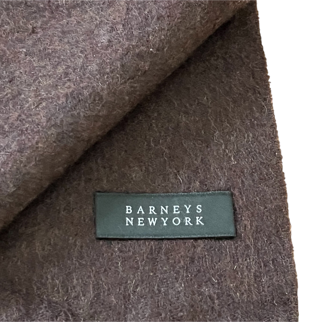 BARNEYS NEW YORK(バーニーズニューヨーク)の良品BARNEYS NEWYORK カシミヤ混大判マフラー レディースのファッション小物(マフラー/ショール)の商品写真