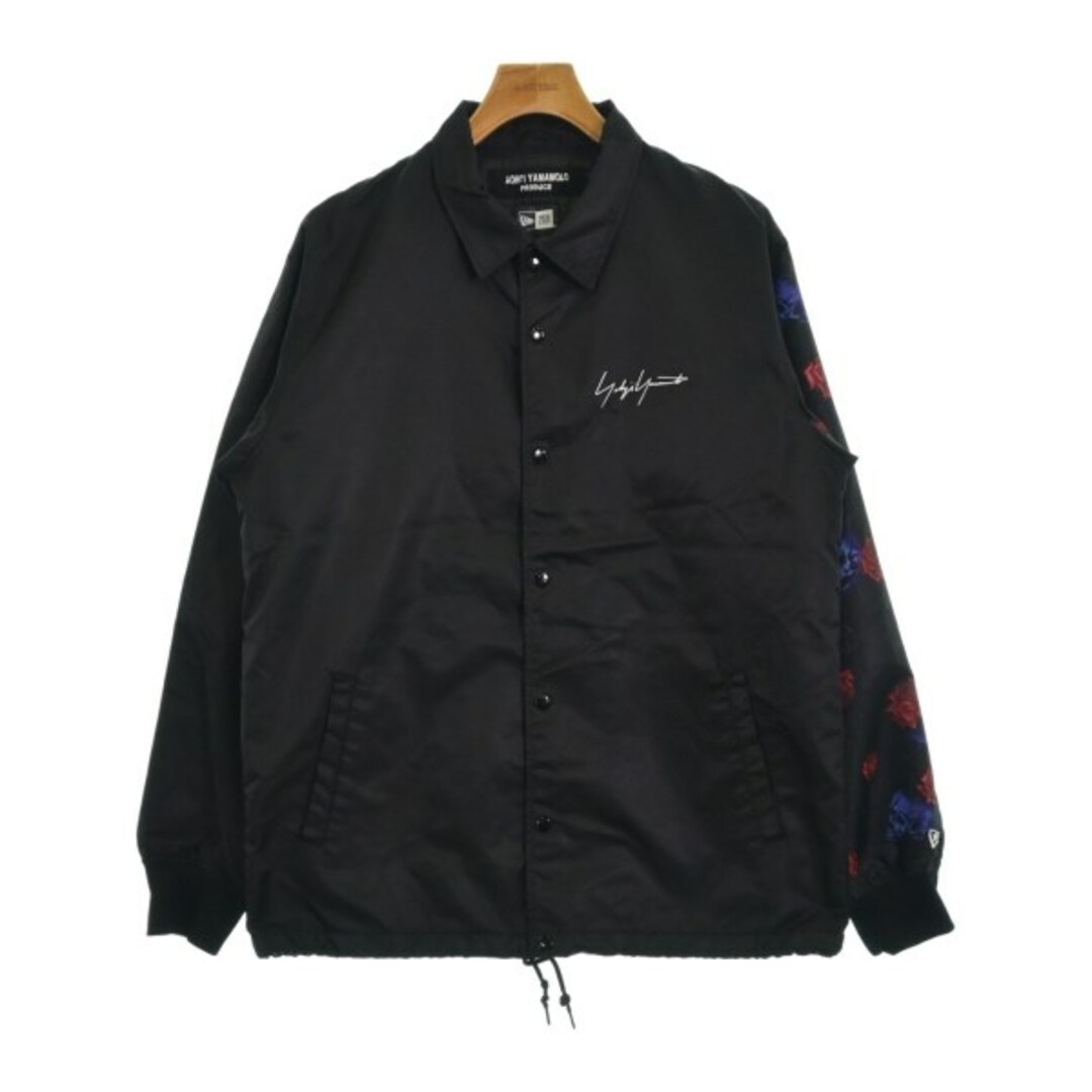 Yohji Yamamoto(ヨウジヤマモト)のYOHJI YAMAMOTO ヨウジヤマモト カバーオール 4(L位) 黒 【古着】【中古】 メンズのジャケット/アウター(カバーオール)の商品写真