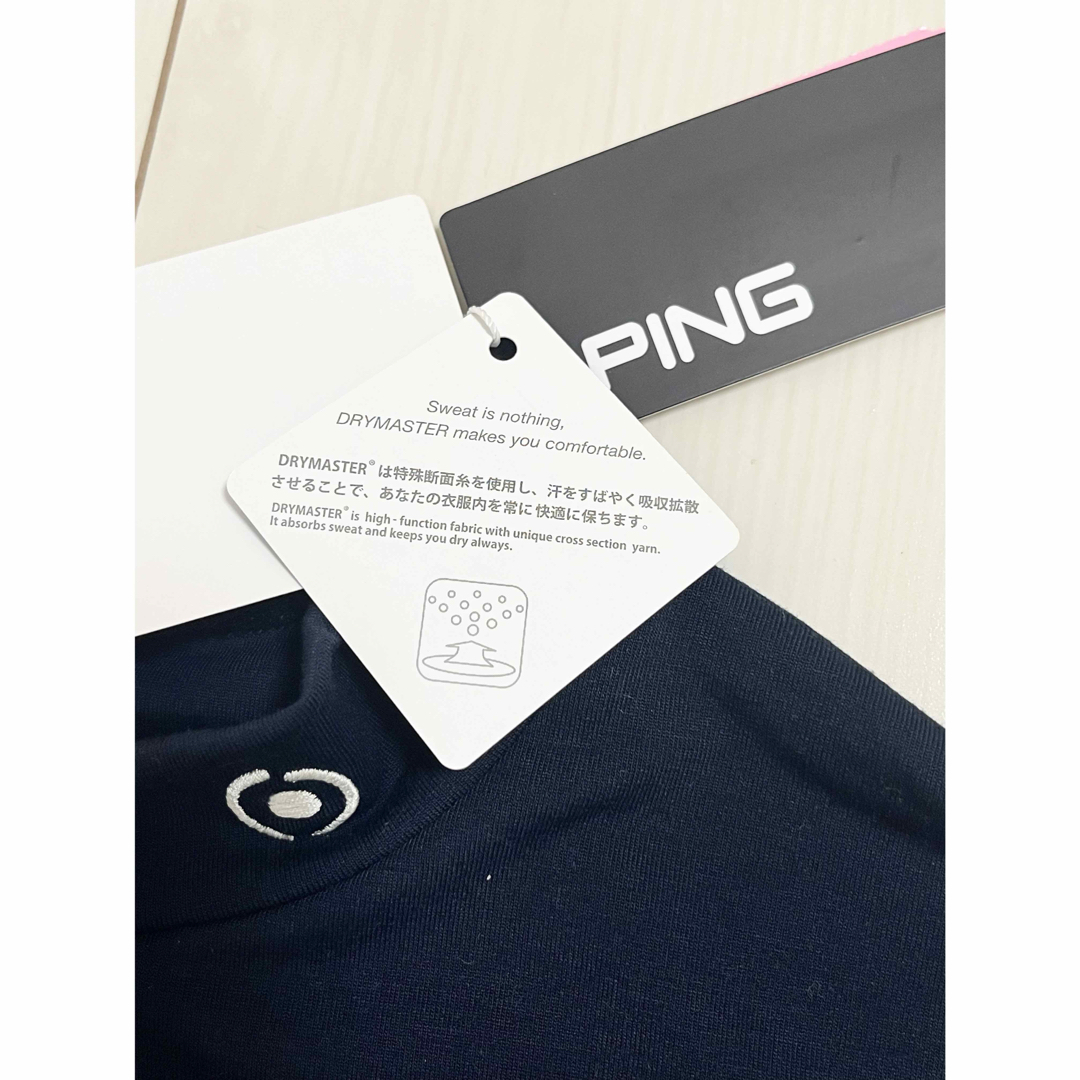 PING(ピン)の新品　タグ付き　PING バックスター　モックウェア スポーツ/アウトドアのゴルフ(ウエア)の商品写真