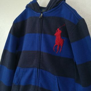 ポロラルフローレン(POLO RALPH LAUREN)のPOLO RALPH LAUREN ポロラルフローレン ジップパーカー キッズ(ジャケット/上着)