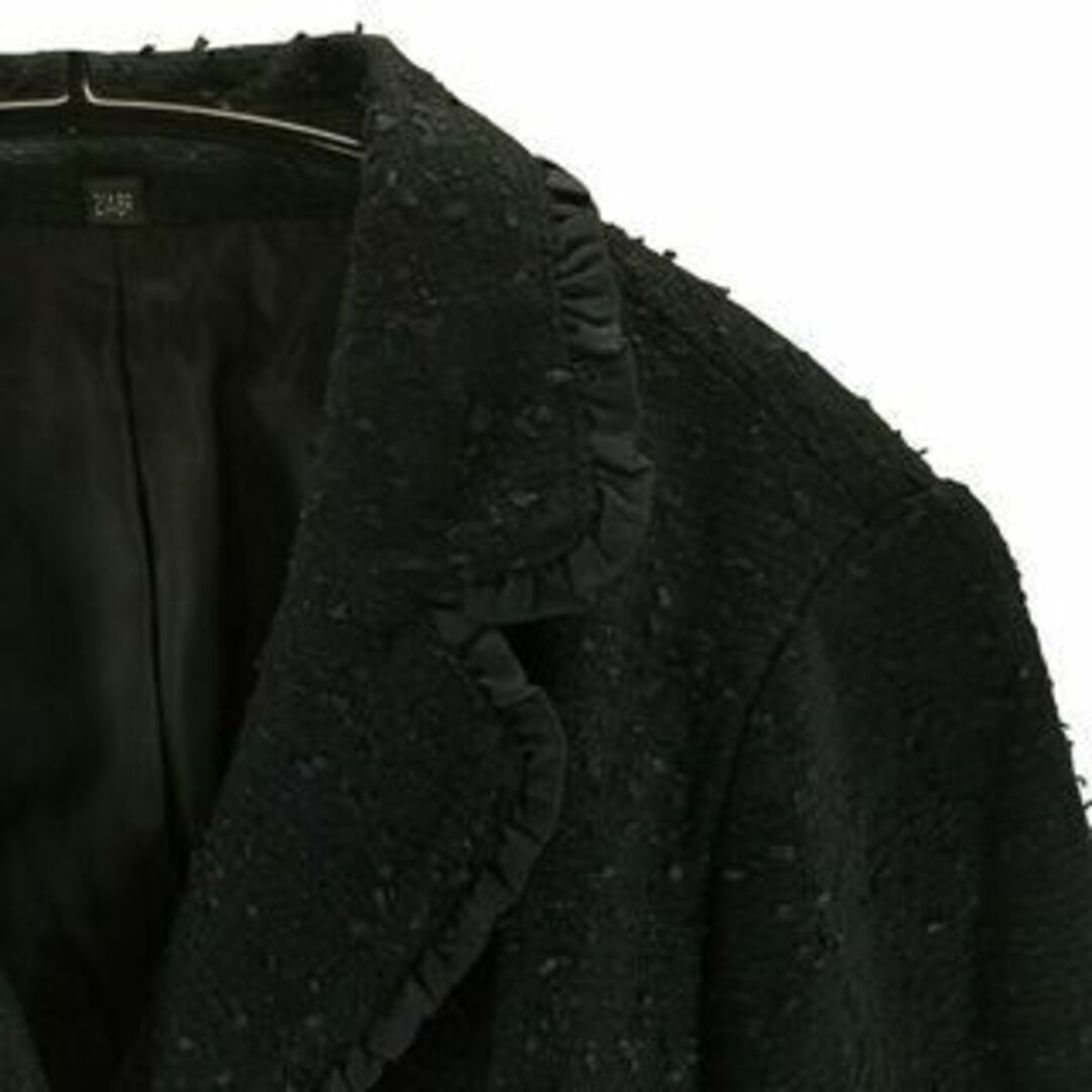 KFC0887-4◇ 新品 フォーマル ジャケット 21ABR ブラック レディースのジャケット/アウター(テーラードジャケット)の商品写真
