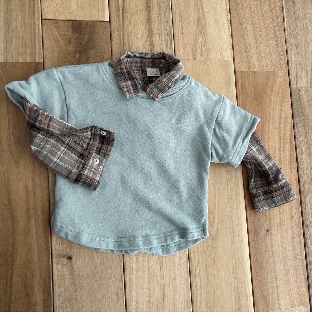 petit main(プティマイン)のpetit main ＊ 2way トレーナー キッズ/ベビー/マタニティのキッズ服男の子用(90cm~)(Tシャツ/カットソー)の商品写真