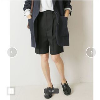 スピックアンドスパン(Spick & Span)のスピック＆スパン  ウールライクショートパンツ(ショートパンツ)