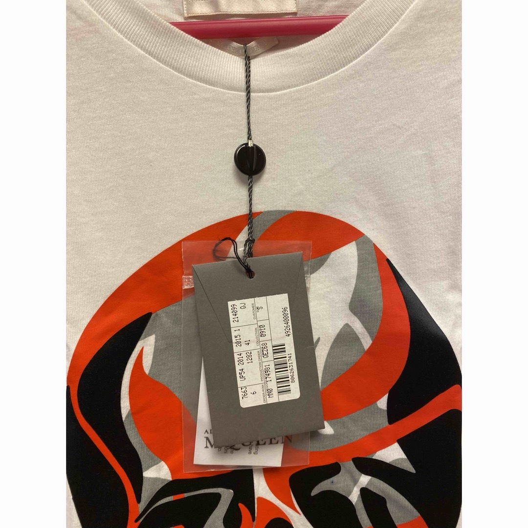 Alexander McQueen(アレキサンダーマックイーン)の国内正規 アレキサンダーマックイーン スカル シルクスクリーン Tシャツ メンズのトップス(Tシャツ/カットソー(半袖/袖なし))の商品写真