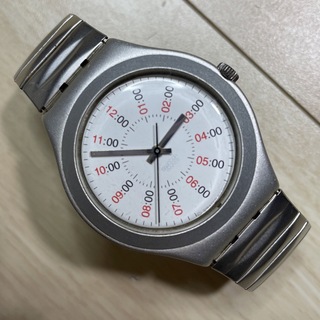 スウォッチ(swatch)のswatch IRONY ALUMINIUM SILVER 腕時計(腕時計(アナログ))