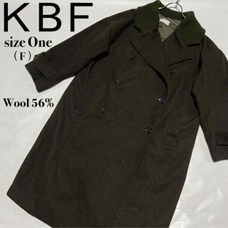 KBF - KBF チェスターコート ウール ロングコート オーバーサイズ ビッグシルエット