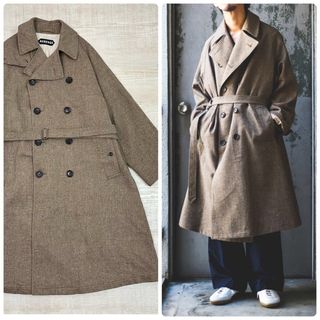 70年代 イングランド製 Aquascutum アクアスキュータム ウール コート