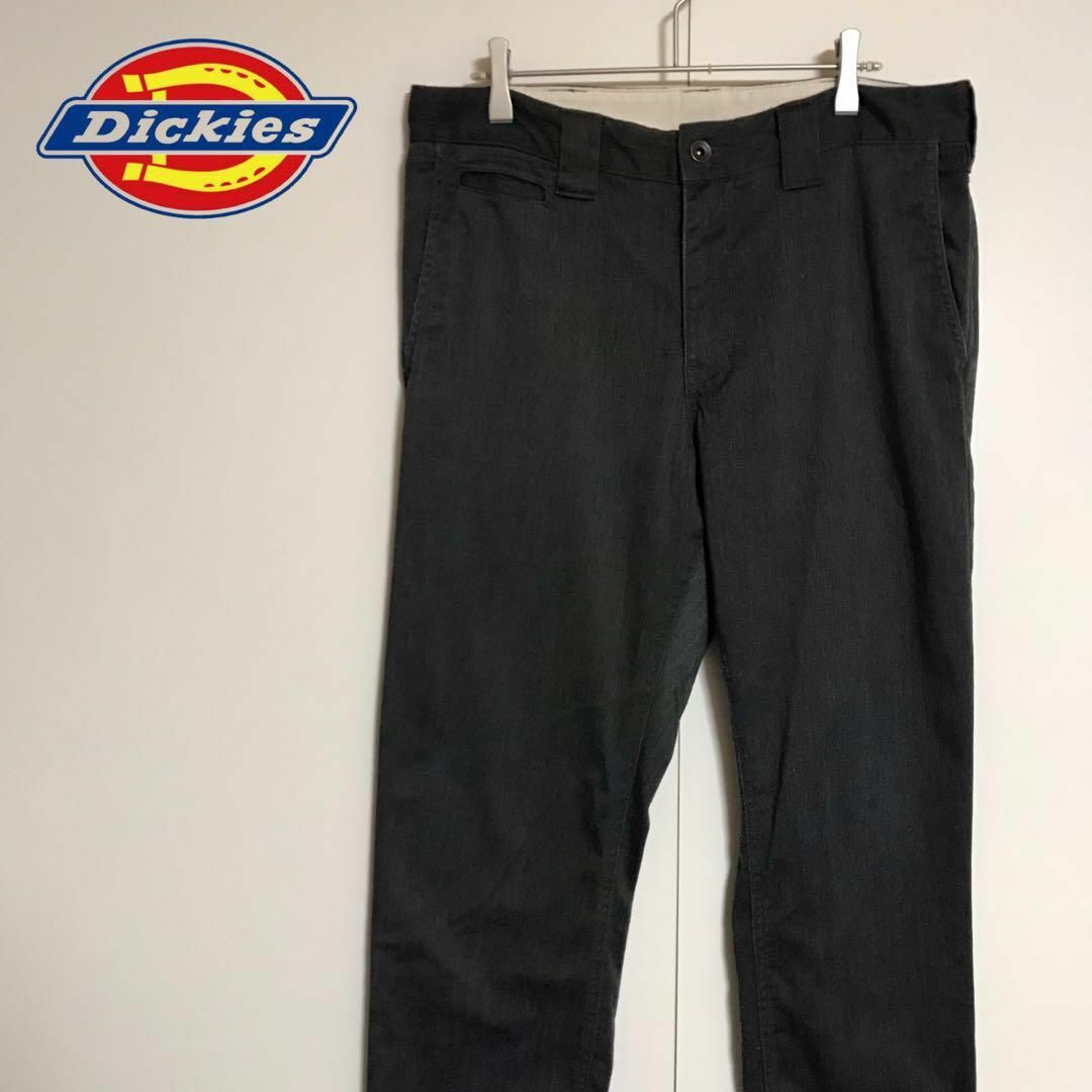 Dickies(ディッキーズ)の【美品】ジェニュインディッキーズ　濃グレー　人気　A967 メンズのパンツ(ワークパンツ/カーゴパンツ)の商品写真