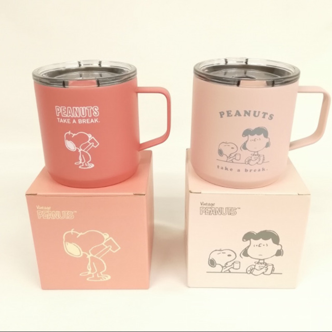 PEANUTS(ピーナッツ)のスヌーピー ステンレスタンブラー ステンレスマグ セット まとめ 7個セット インテリア/住まい/日用品のキッチン/食器(タンブラー)の商品写真