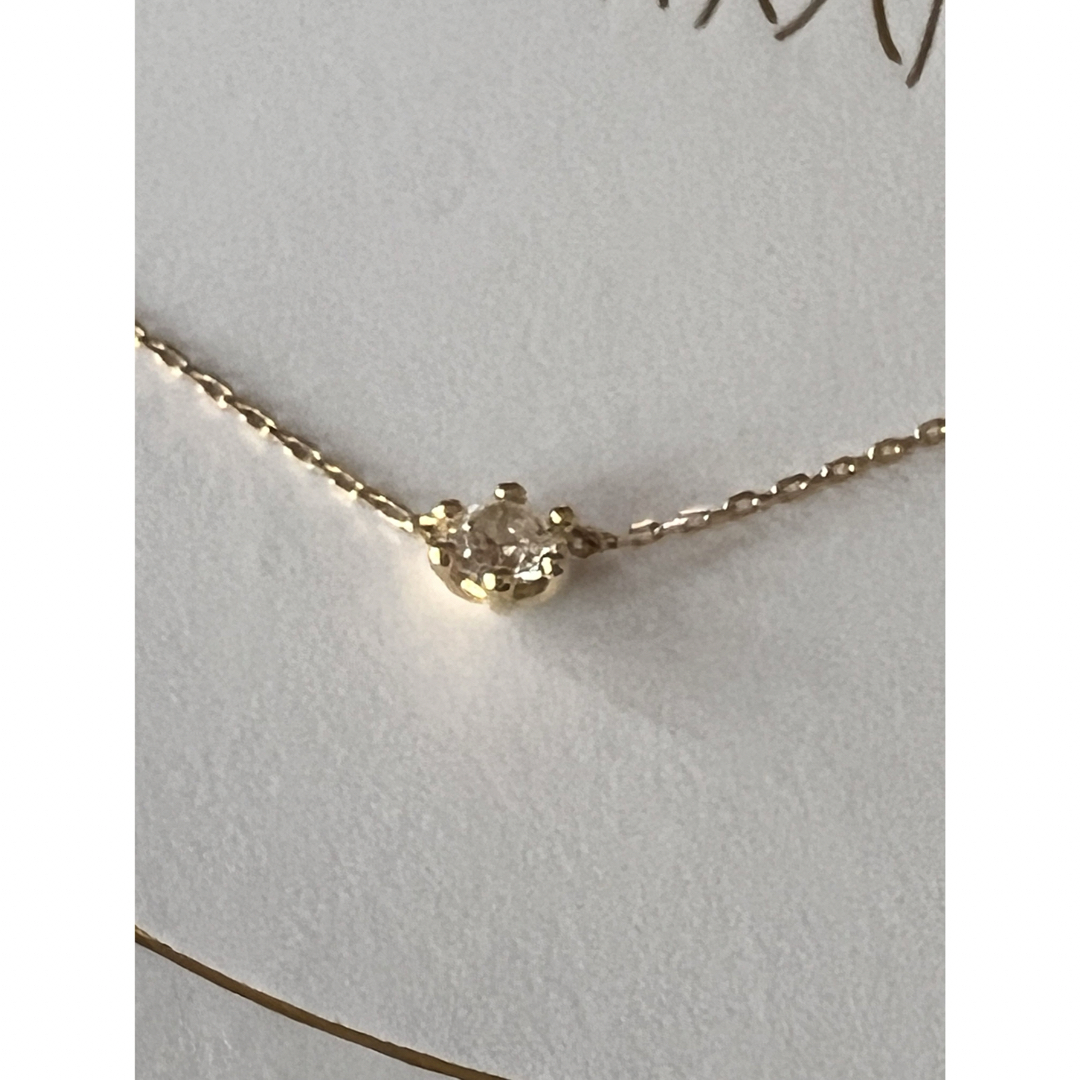AHKAH(アーカー)のアーカーダイヤモンドネックレス レディースのアクセサリー(ネックレス)の商品写真