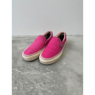 ヴァンズ(VANS)のヴァンズ キャンバススリッポン 6 1/2 ピンク Vans バンズ スニーカー(スリッポン/モカシン)