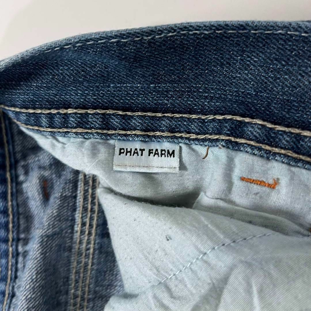 PHATFARM(ファットファーム)のファットファーム バギーパンツ デニム 42 ヒップホップ B系 B-BOY メンズのパンツ(デニム/ジーンズ)の商品写真