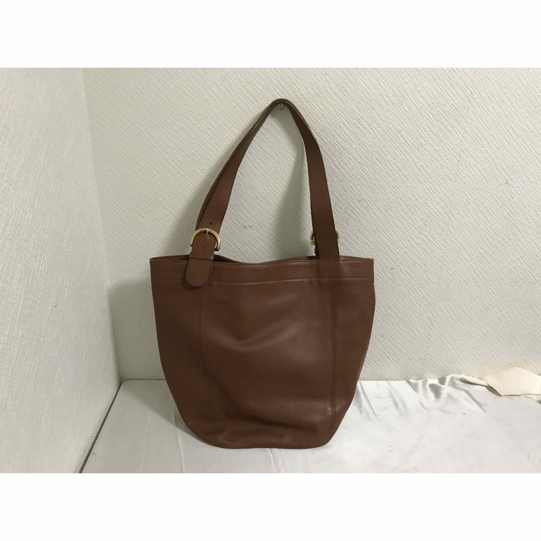 COACH(コーチ)の本物オールドコーチCOACH本革レザートートビジネスバッグボストンバック茶メンズ メンズのバッグ(トートバッグ)の商品写真