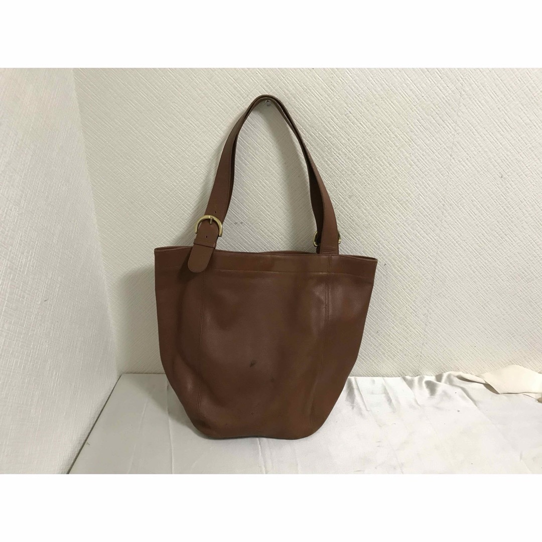 COACH(コーチ)の本物オールドコーチCOACH本革レザートートビジネスバッグボストンバック茶メンズ メンズのバッグ(トートバッグ)の商品写真