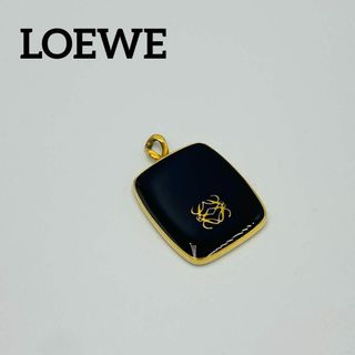 ロエベ LOEWE ラムスキンネックレス　レザーシルバーペンダント