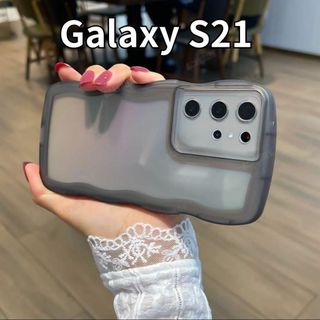 GalaxyS21　ウェーブ　うねうね　スマホケース　アンドロイド　ギャラクシー(Androidケース)